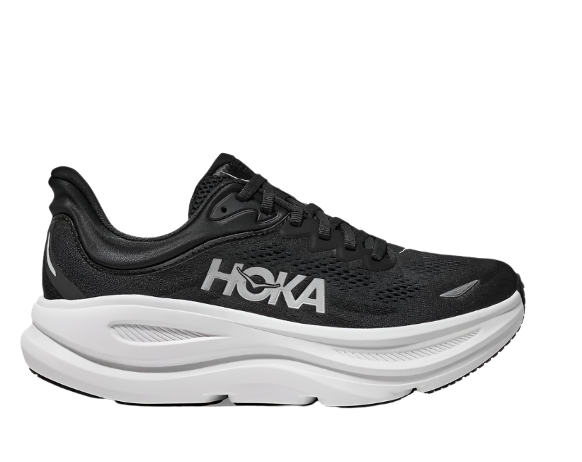 Hoka Bondi 9 Black White Homme