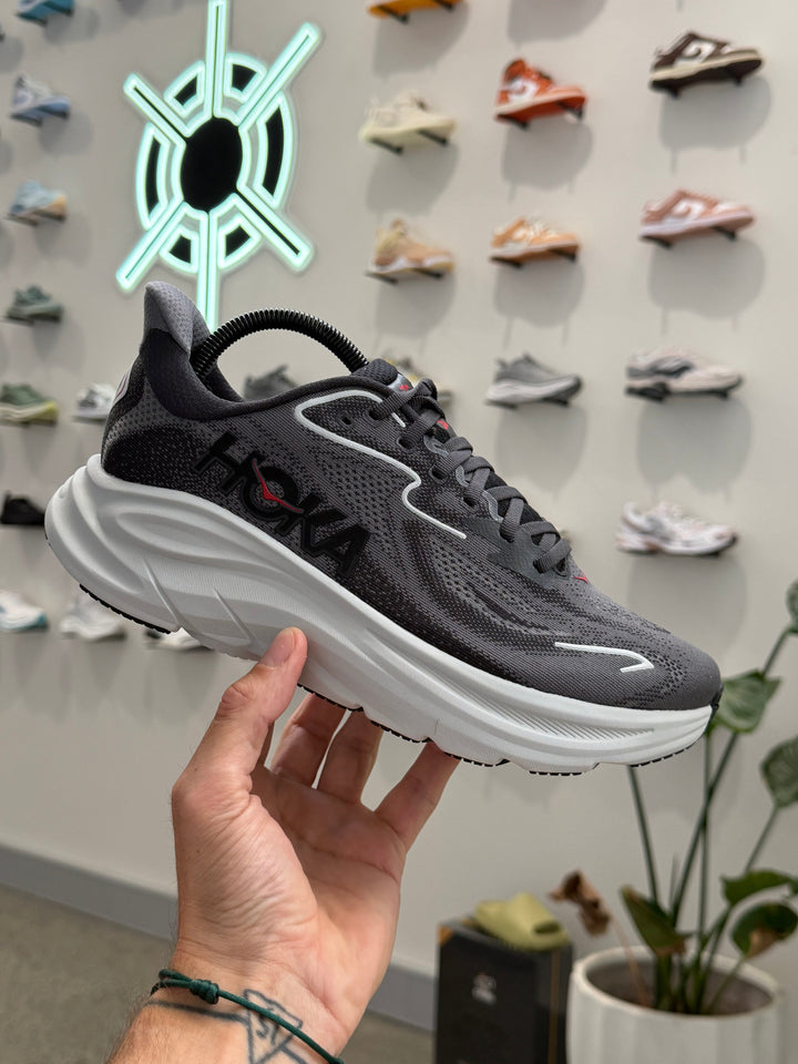 HOKA Clifton 10 Carbon Black Satellite Grey Homme