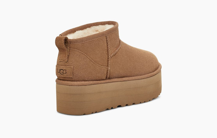 UGG Classic Ultra Mini Platform Boot Chestnut Femme