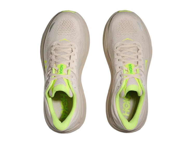 HOKA Bondi 9 Grout Neon Yuzu Homme
