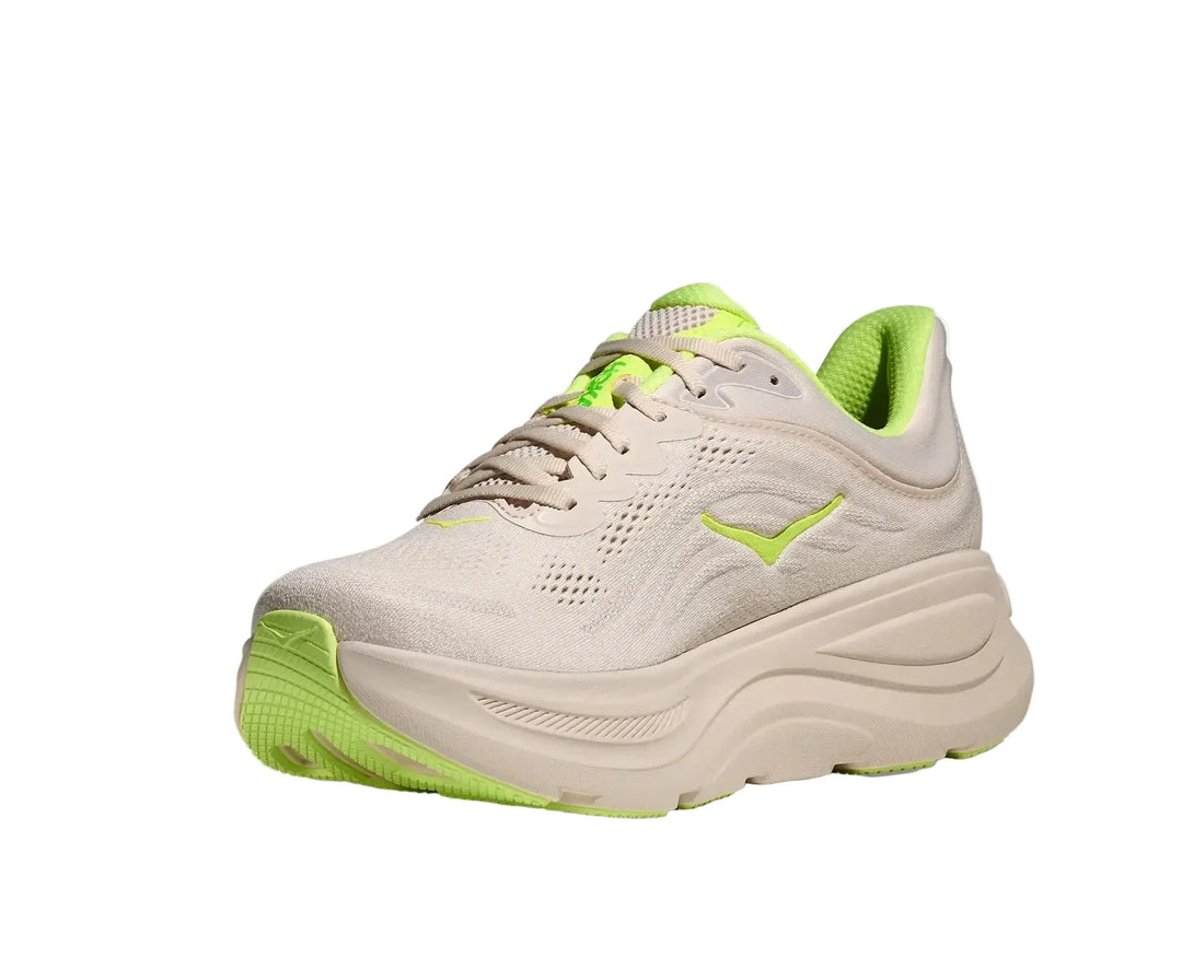 HOKA Bondi 9 Grout Neon Yuzu Homme