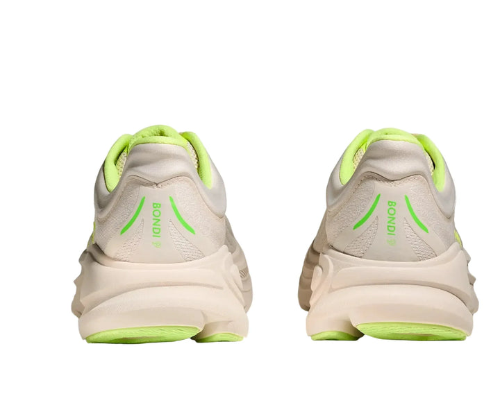 HOKA Bondi 9 Grout Neon Yuzu Homme