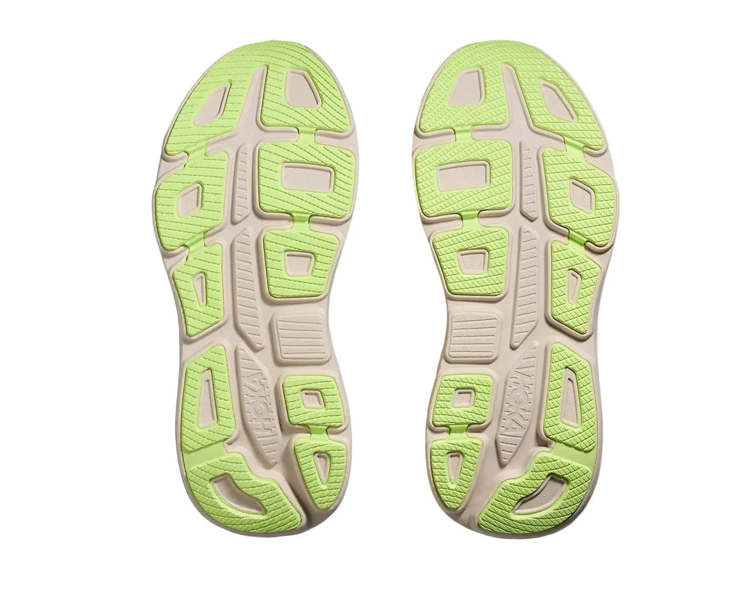 HOKA Bondi 9 Grout Neon Yuzu Homme