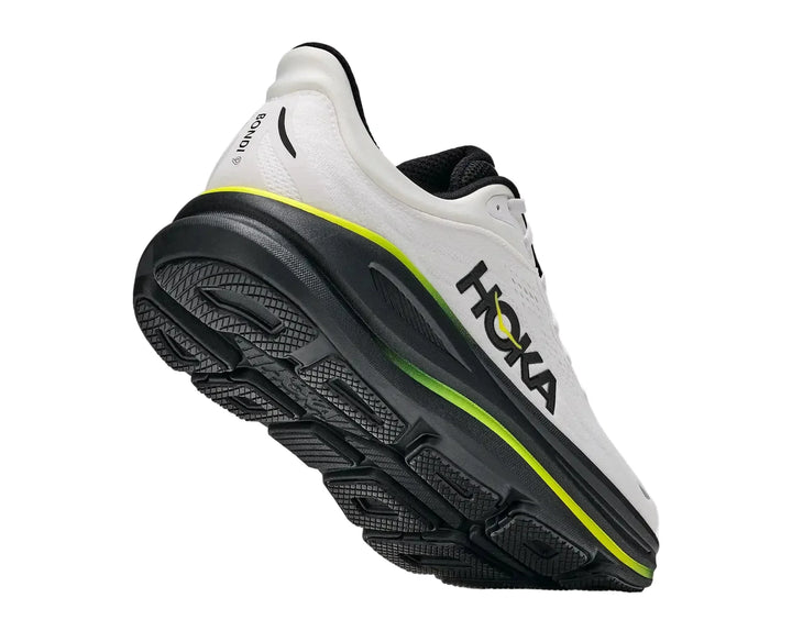 HOKA Bondi 9 White Citrus Homme