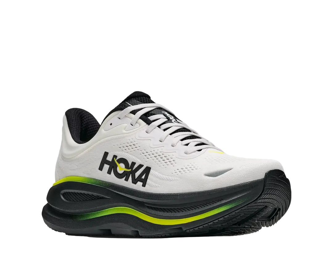 HOKA Bondi 9 White Citrus Homme
