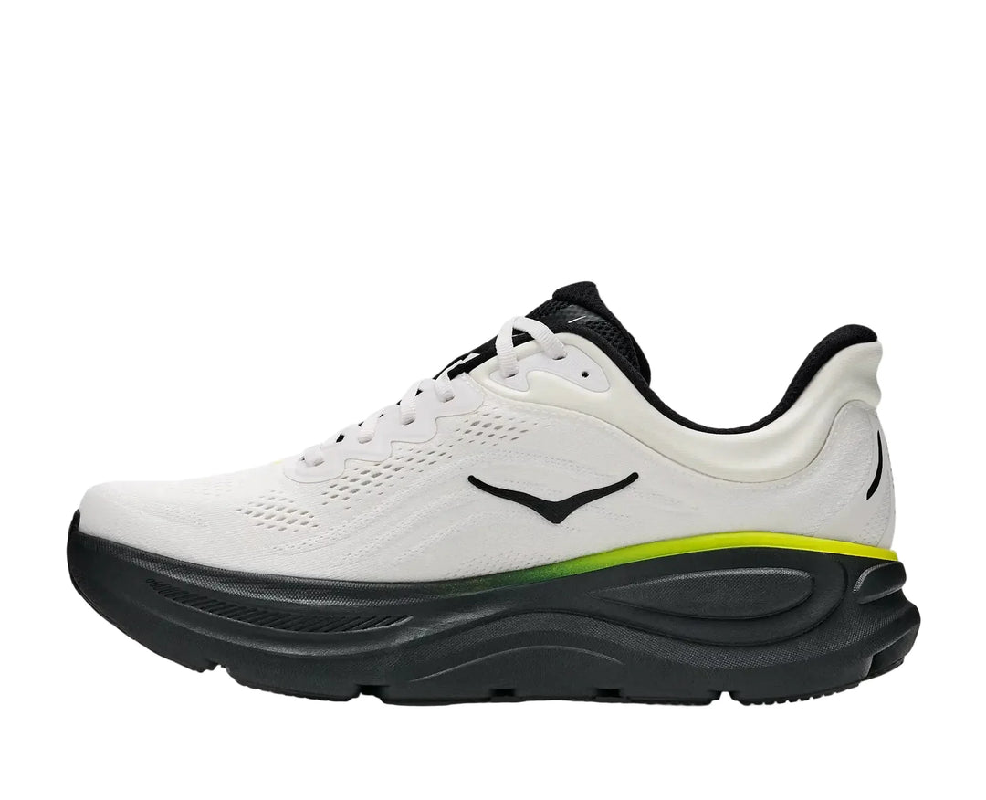HOKA Bondi 9 White Citrus Homme