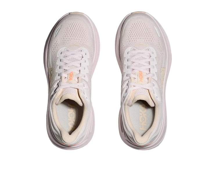 HOKA Bondi 9 Lilac Cream Tangerine Glow Femme