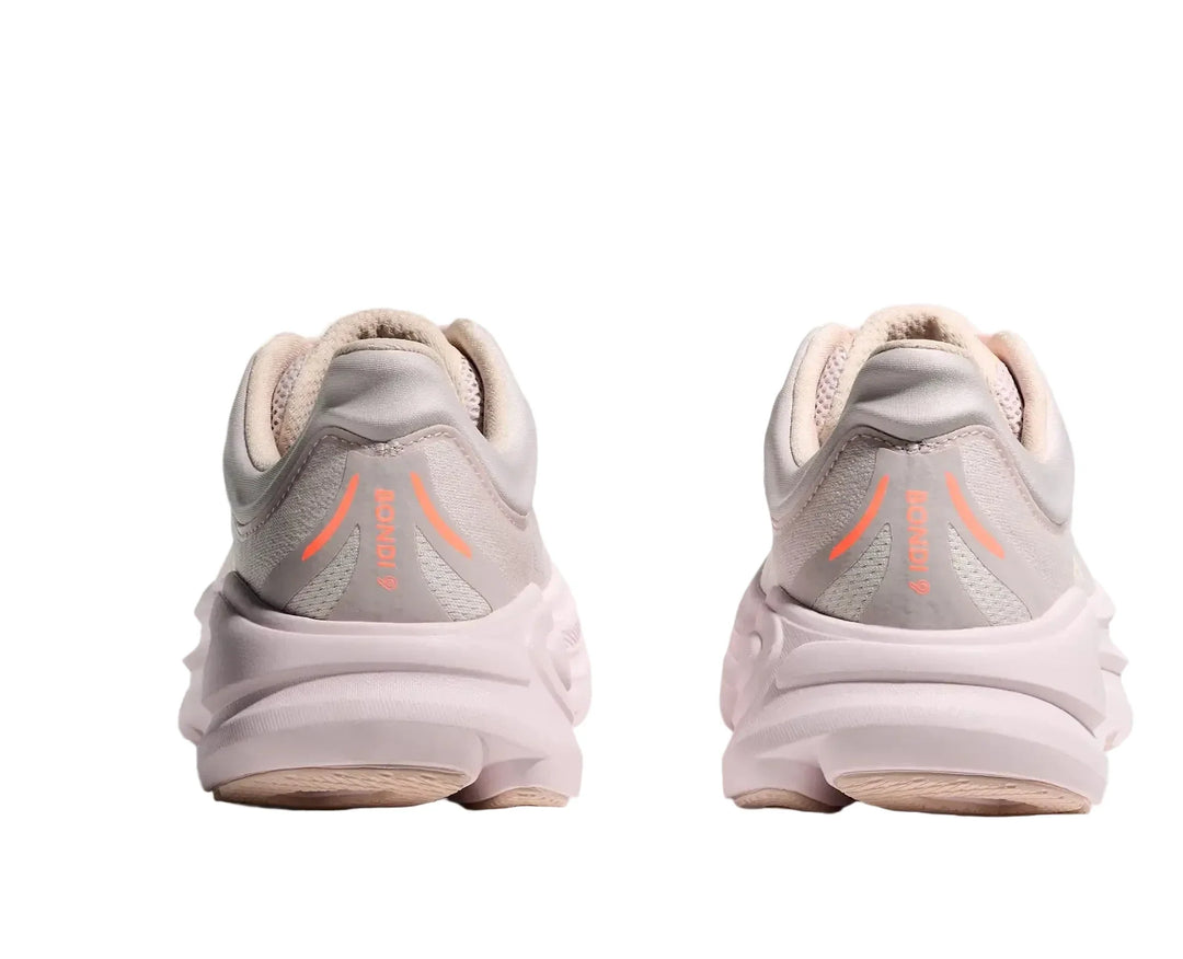 HOKA Bondi 9 Lilac Cream Tangerine Glow Femme