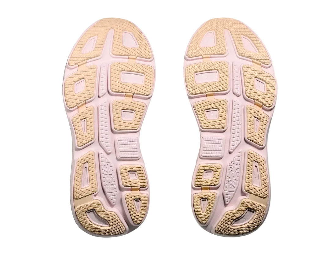 HOKA Bondi 9 Lilac Cream Tangerine Glow Femme