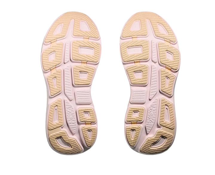 HOKA Bondi 9 Lilac Cream Tangerine Glow Femme