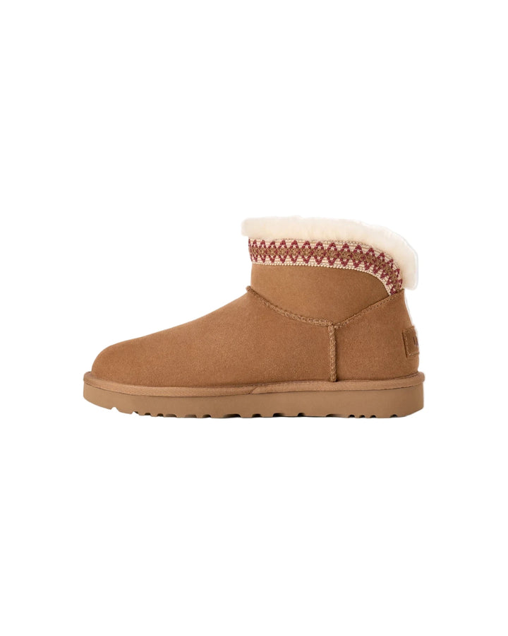 UGG Classic Ultra Mini Taslyn Chestnut Femme