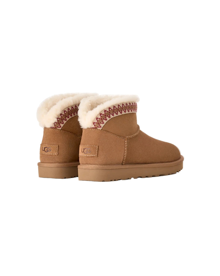 UGG Classic Ultra Mini Taslyn Chestnut Femme