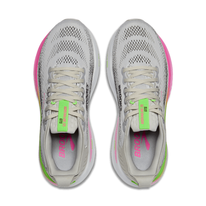 Brooks Adrenaline GTS 25 Oyster Pink Green Femme