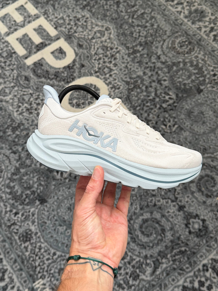 HOKA Clifton 10 Grout Mineral Blue Femme