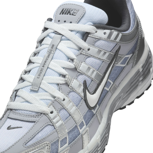 Nike P-6000 Metallic Silver Summit White-Wolf Grey