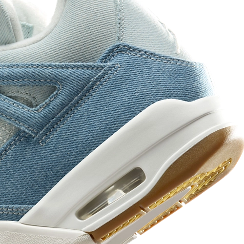Nike Jordan 4 Retro TEX Denim Worn Blue Femme