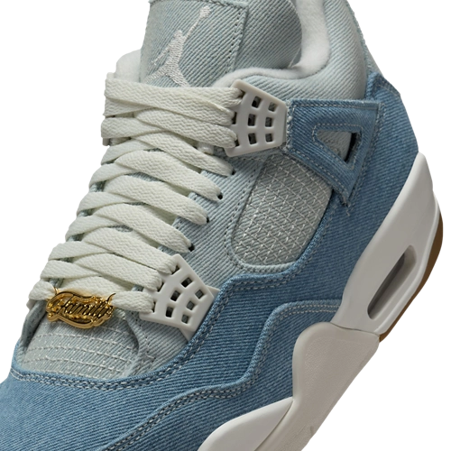 Nike Jordan 4 Retro TEX Denim Worn Blue Femme