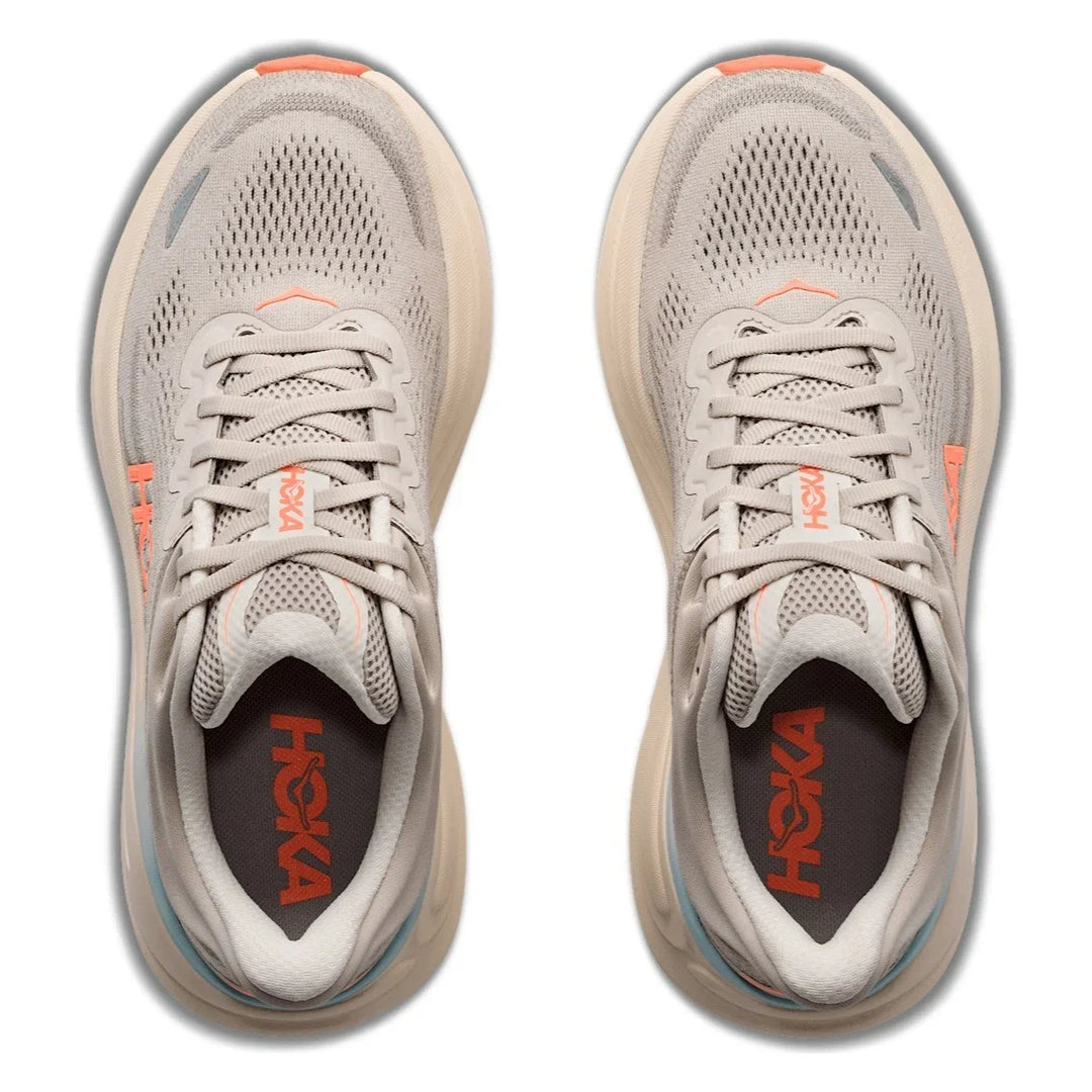 HOKA Bondi 9 River Rock Grey Mineral Ore Femme