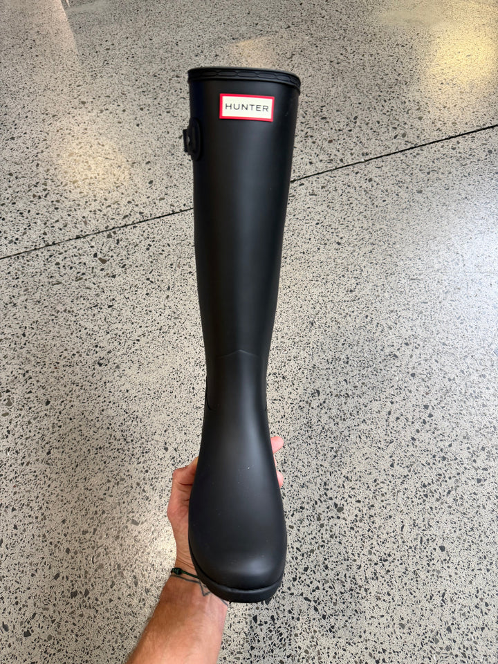 Hunter Refined Tall Boot Black Femme