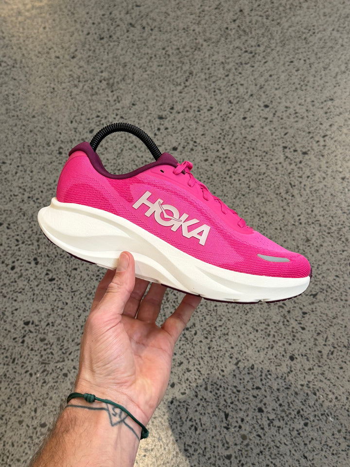HOKA Rincon 5 Pink Punch Alabaster Femme