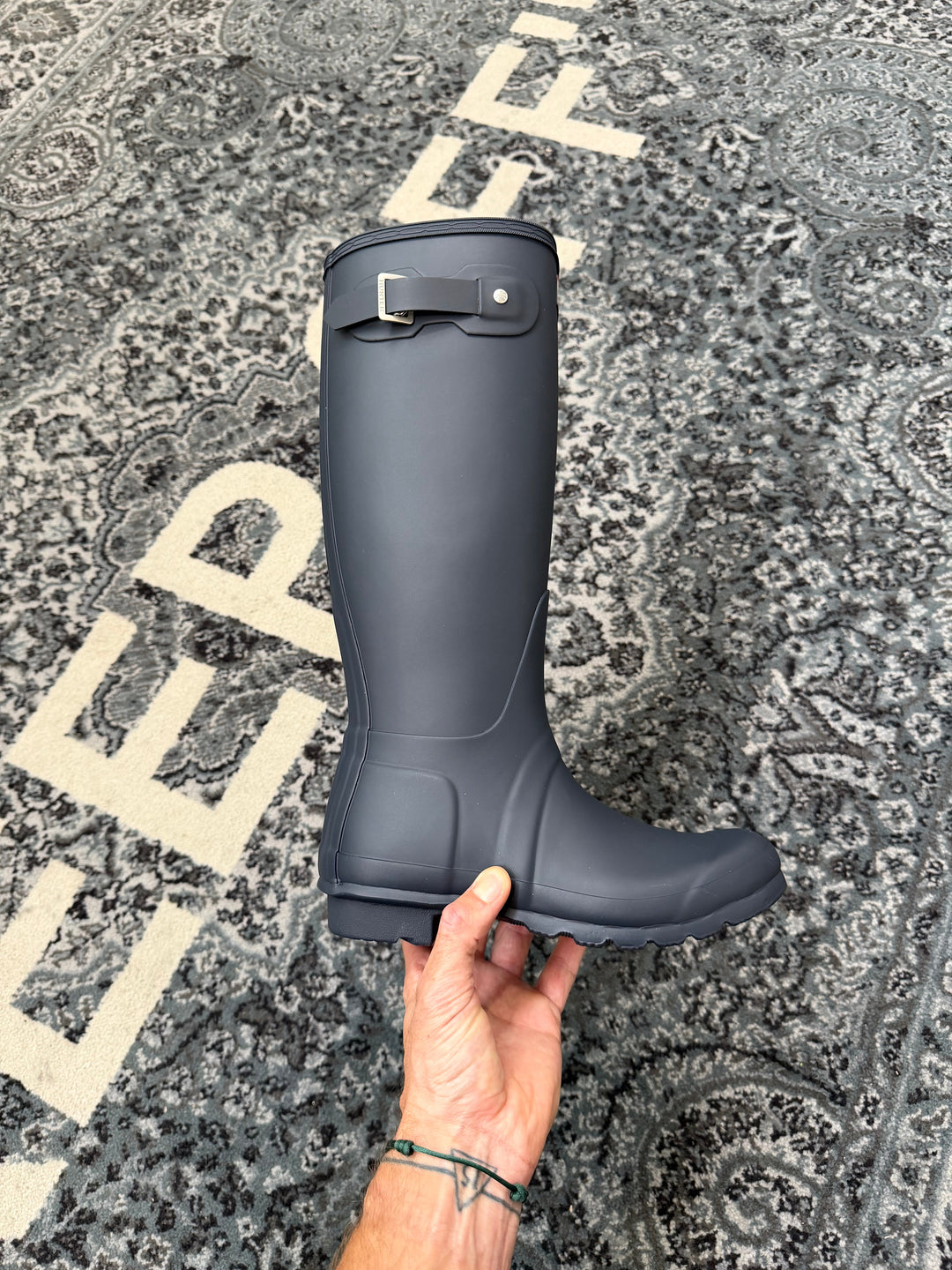 Hunter Originals Tall Boot Navy Femme