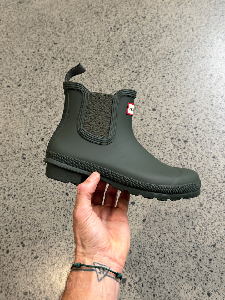 Hunter Originals Chelsea Boot Olive Femme