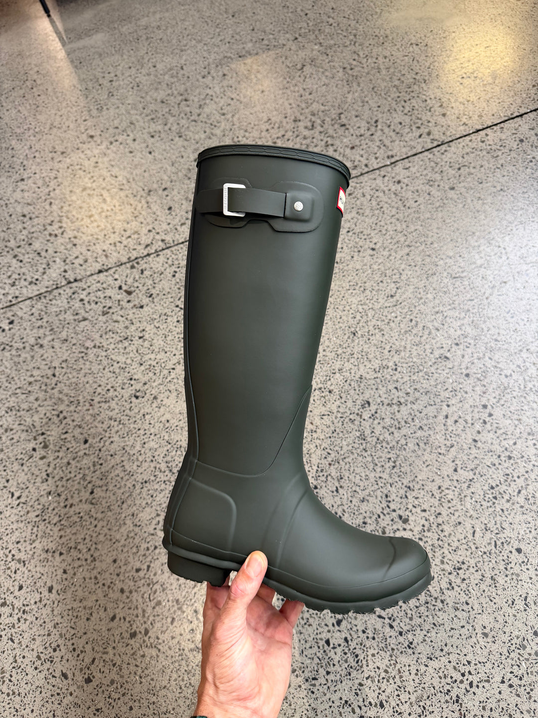 Hunter Originals Tall Boot Dark Olive Femme