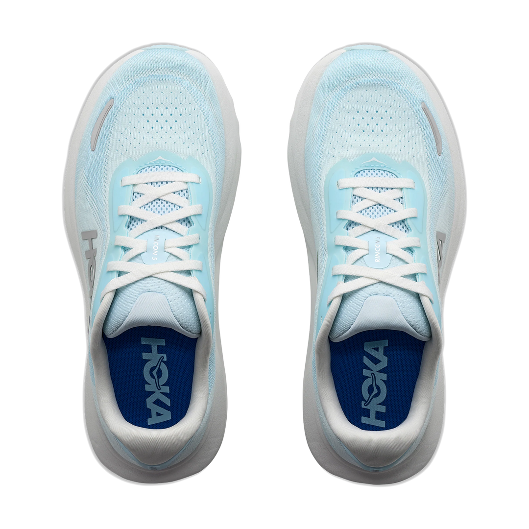HOKA Rincon 5 Glimmering Blue Silver Femme