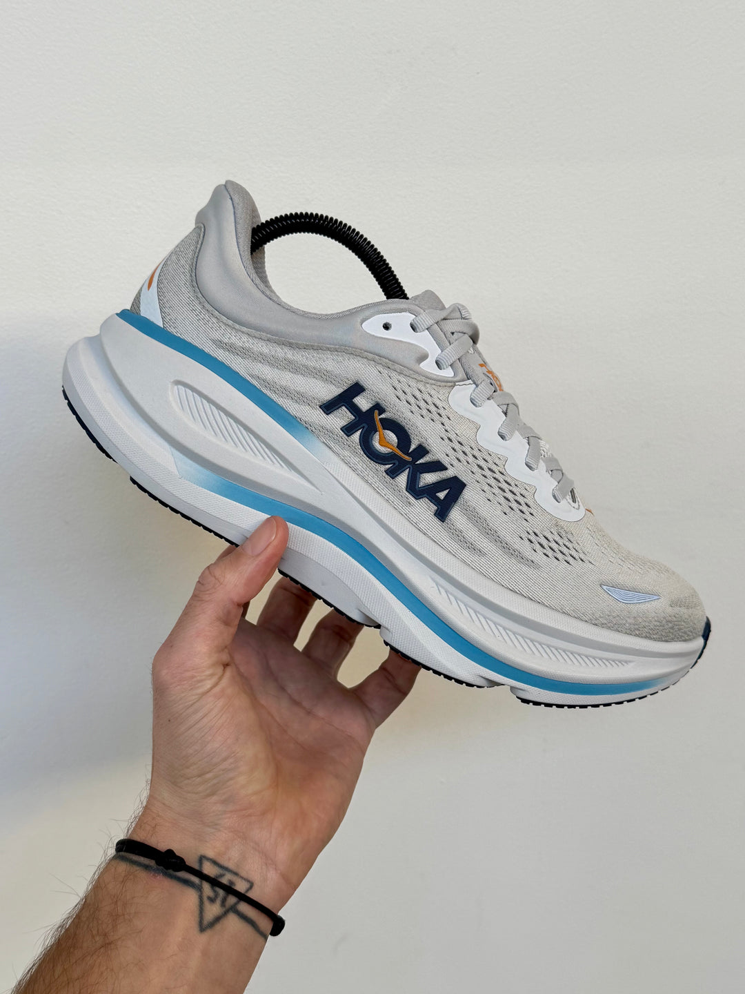 Hoka Bondi 9 Stardust Cosmic Grey Homme