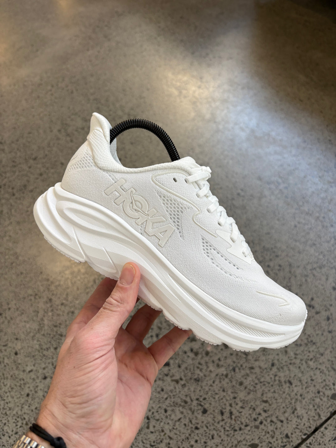 Hoka Clifton 10 White Homme