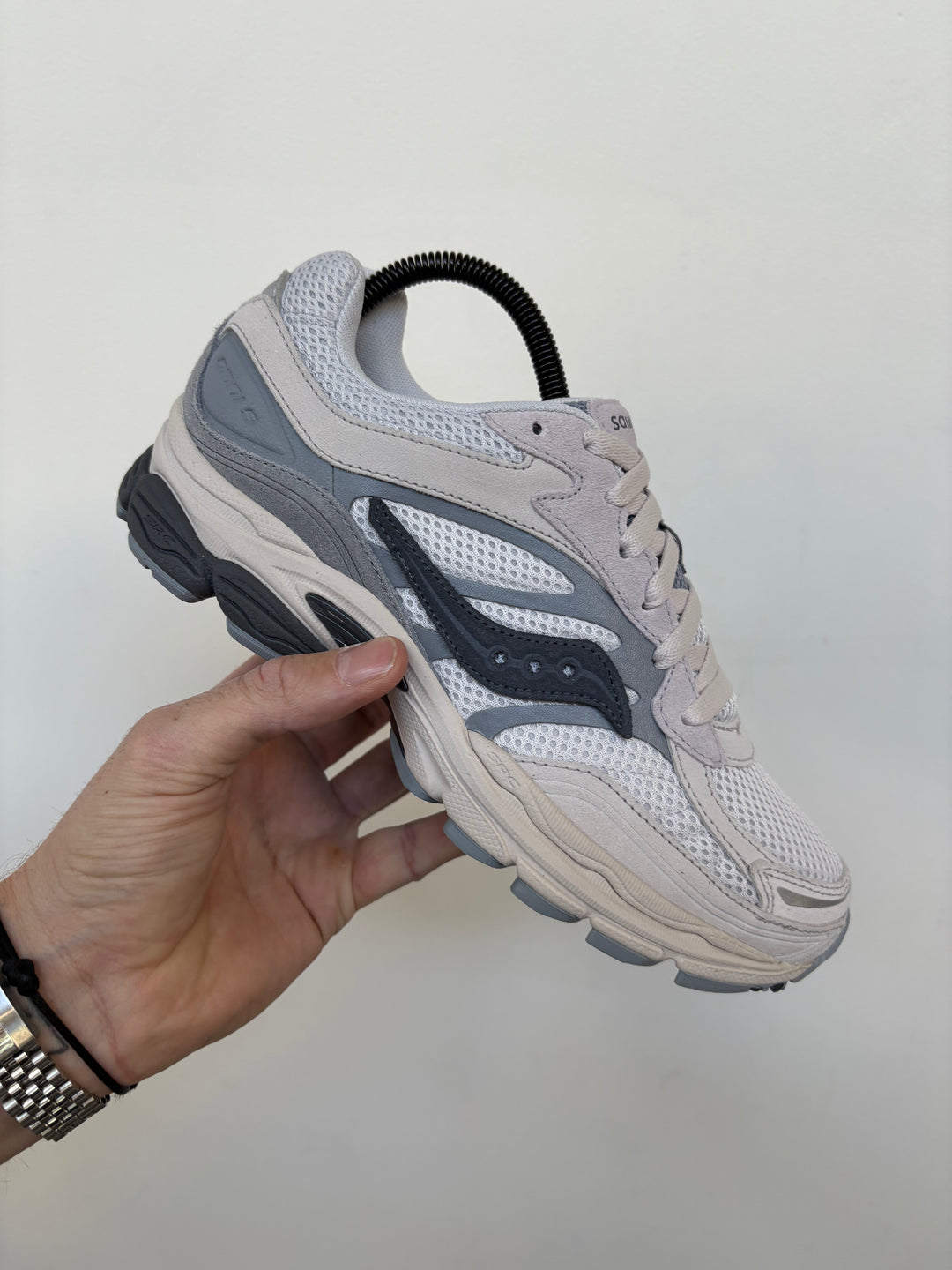 Saucony Progrid Omni 9 Premium Light Grey Blue Homme