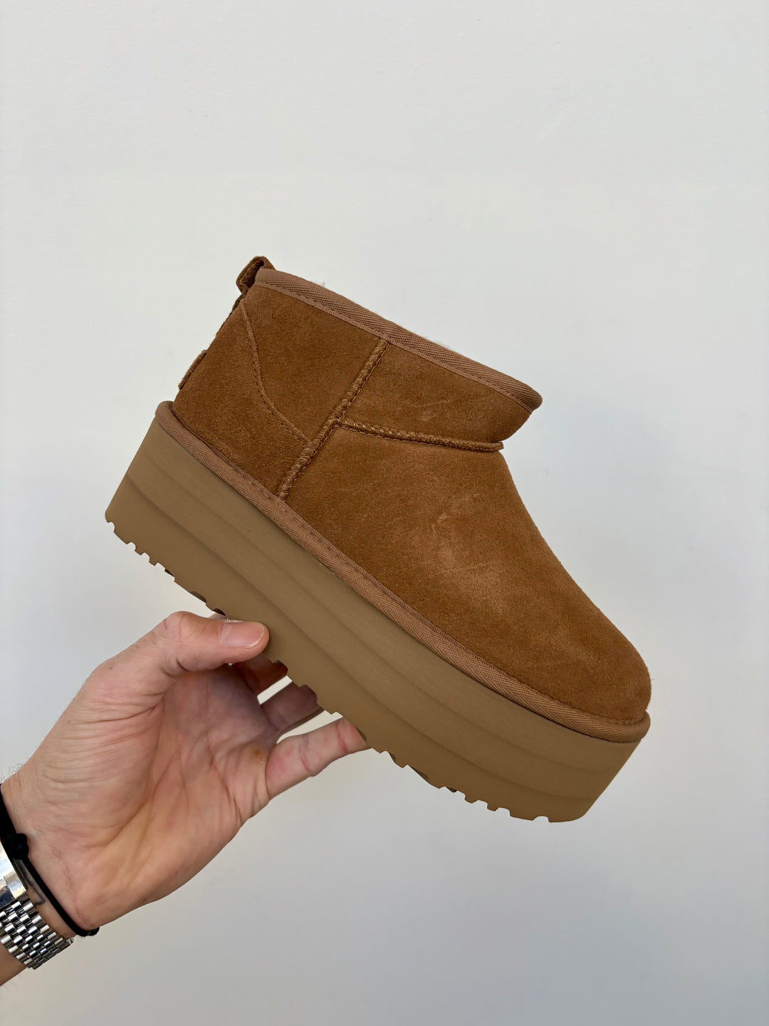 UGG Classic Ultra Mini Platform Boot Chestnut Femme
