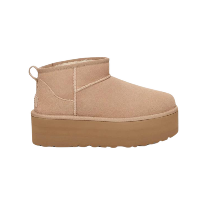 UGG Classic Ultra Mini Platform Boot Sand Femme