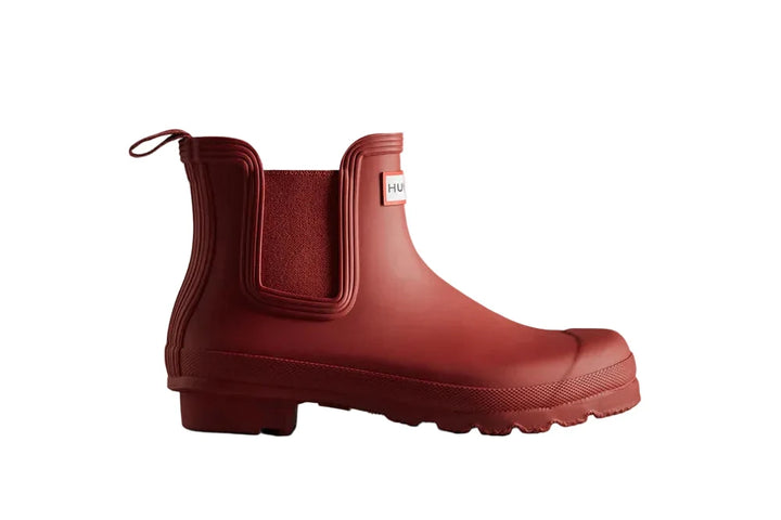 Hunter Originals Chelsea Boot Red Femme
