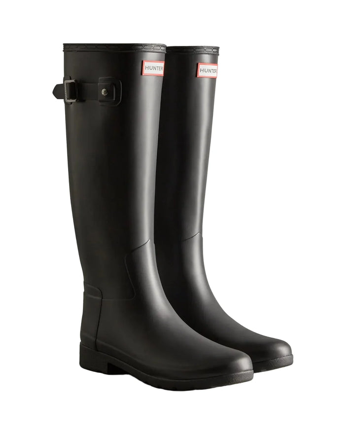 Hunter Refined Tall Boot Black Femme