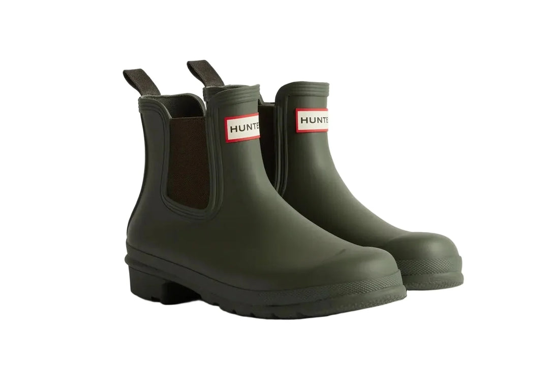 Hunter Originals Chelsea Boot Olive Femme