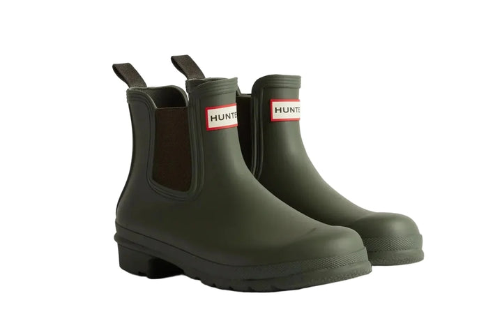 Hunter Originals Chelsea Boot Olive Femme
