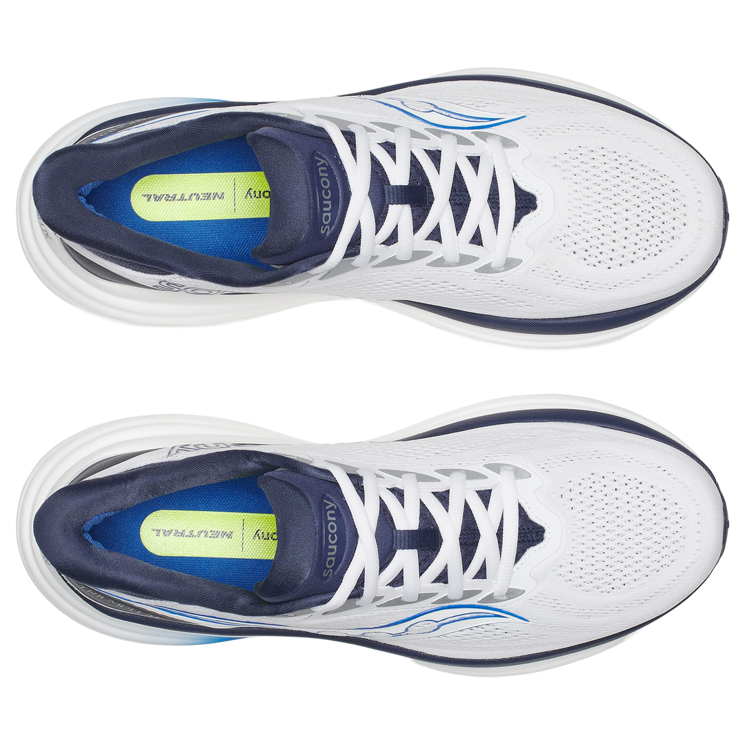 Saucony Triumph 24 White Naval Homme