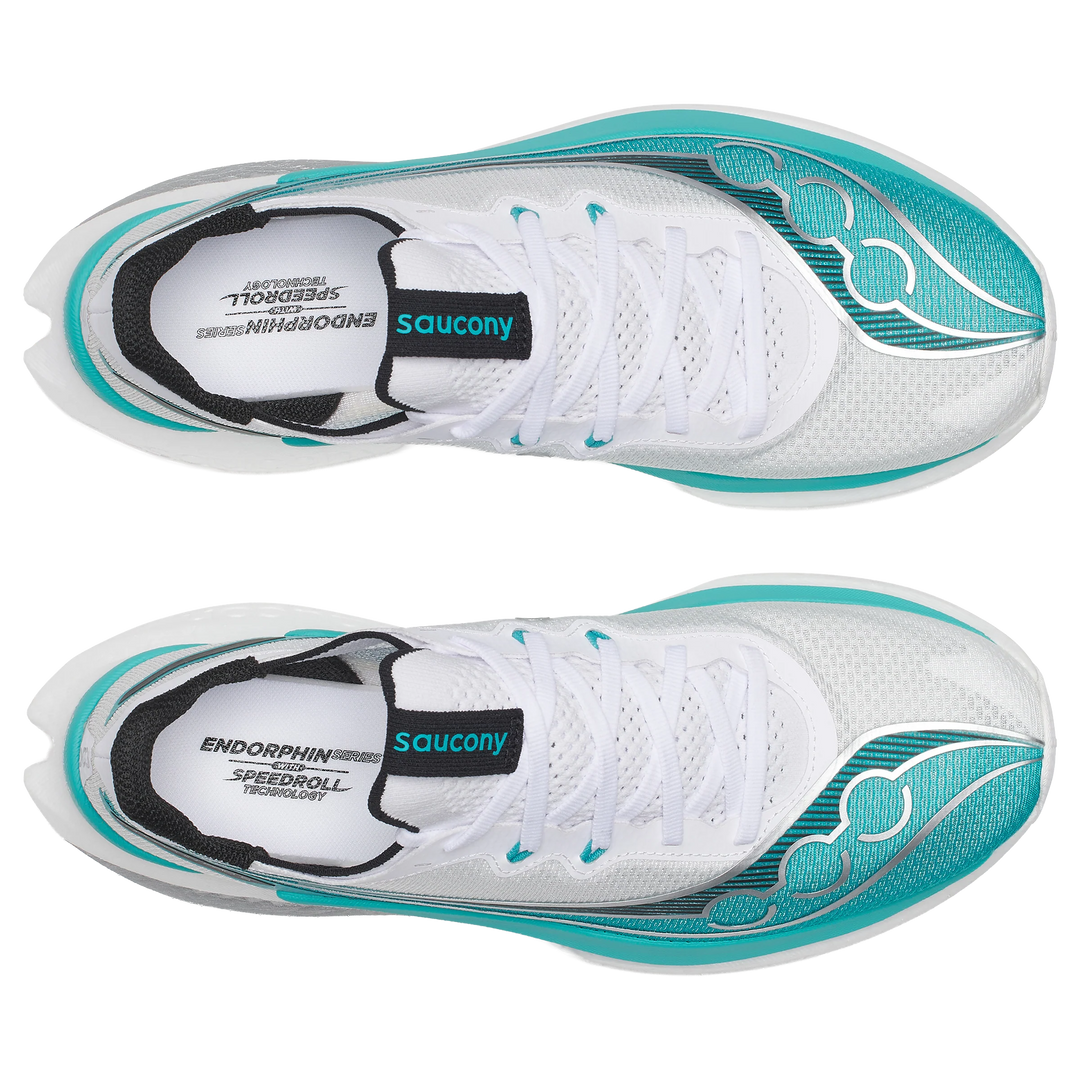 Saucony Endorphin Pro 5 White Tranquil Homme