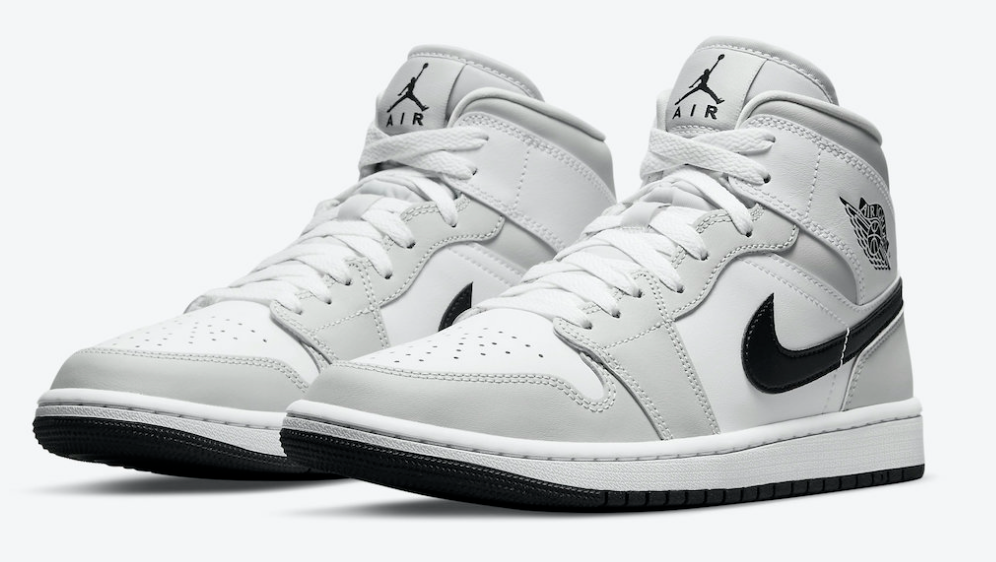 Nike Air Jordan 1 Mid Light Smoke Grey Women's