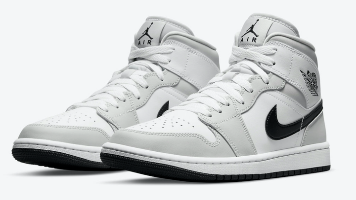 Nike Air Jordan 1 Mid Light Smoke Grey Women's