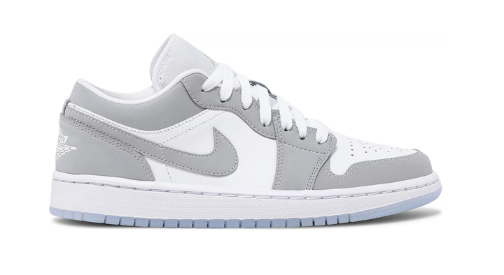 Nike Air Jordan 1 Low White Wolf Grey Femme