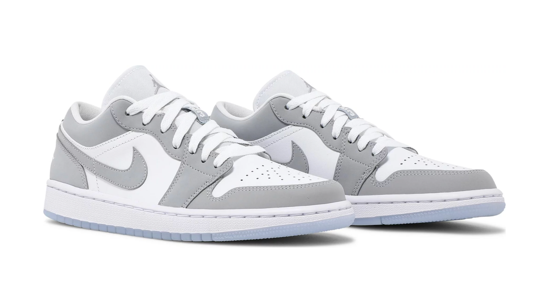 Nike Air Jordan 1 Low White Wolf Grey Femme