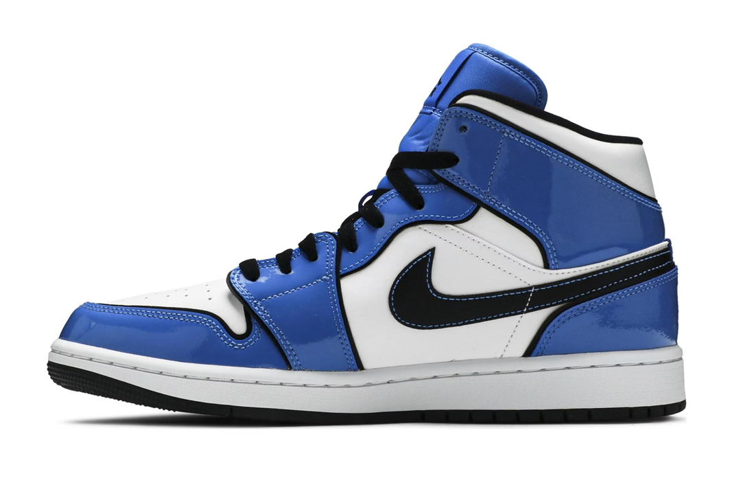 Nike Air Jordan 1 Mid Signal Blue Homme