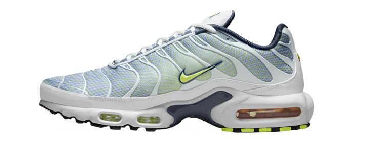 Nike Air Max Plus Tuned 1 Pebble Grey Lime "Grid" Homme