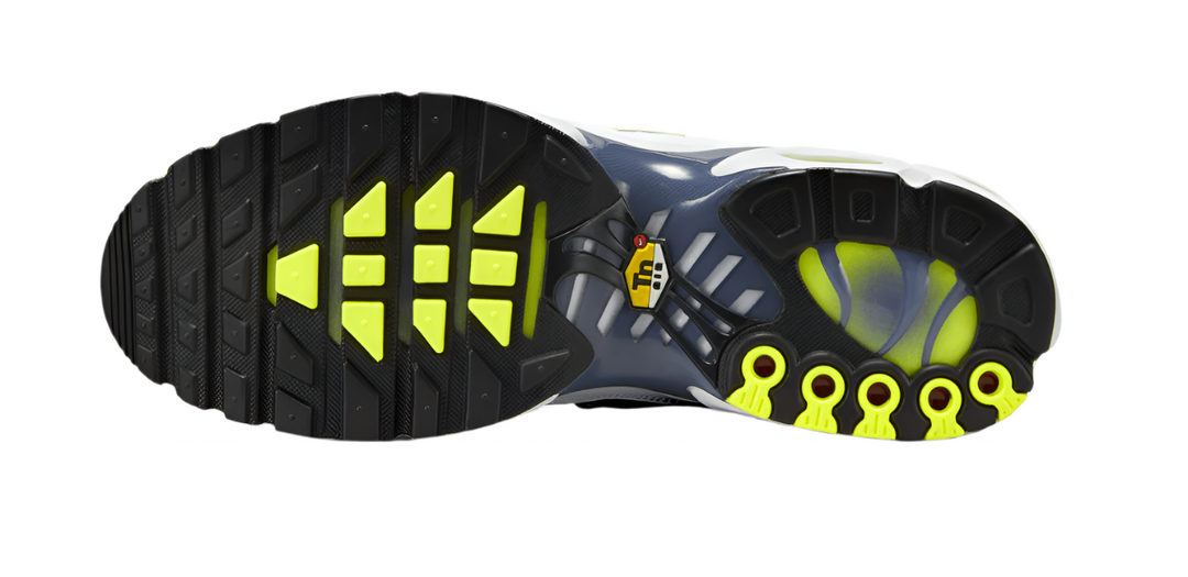Nike Air Max Plus Tuned 1 Pebble Grey Lime "Grid" Homme