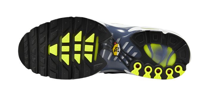 Nike Air Max Plus Tuned 1 Pebble Grey Lime "Grid" Homme