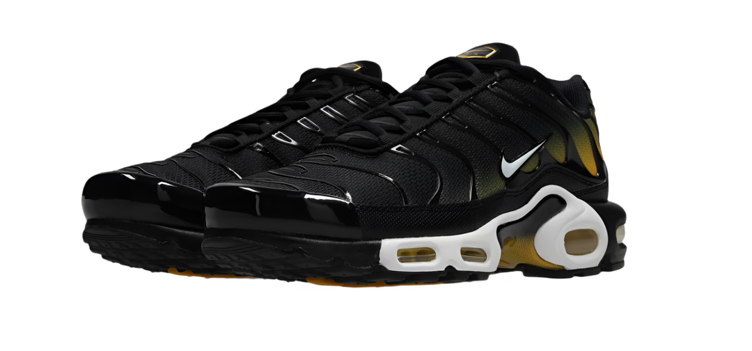 Nike Air Max Plus Tuned 1 Black University Gold White Homme