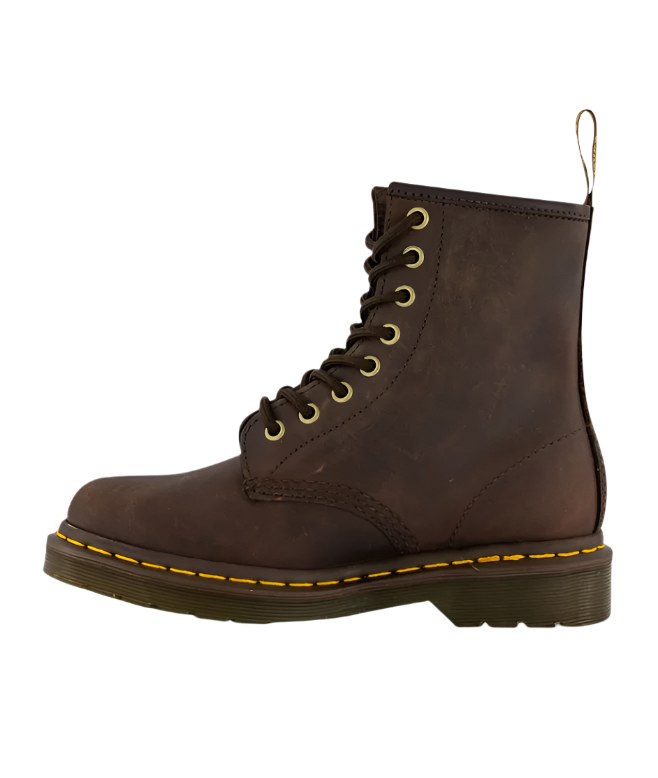 Dr. Martens 1460 8 Eye Lace-Up Boot Dark Brown Crazy Horse