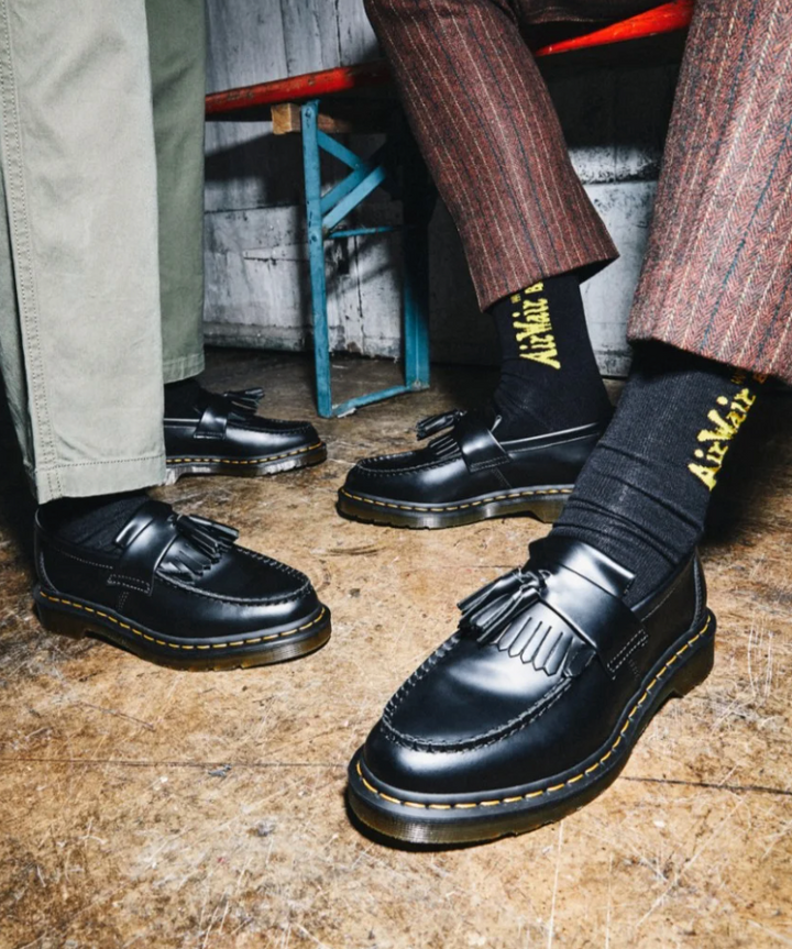 Dr. Martens Adrian Smooth Leather Tassel Loafer Black